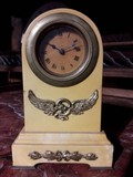 Antique marble table clock