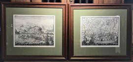 A pair of antique prints