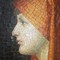 Антикварный мозаичный портрет «Святая Фабиола»