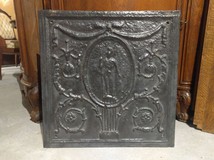 Old cast iron plate