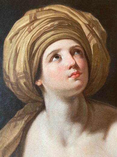 Antique painting "Sibylla"