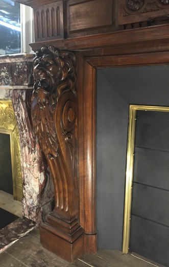 Antique Napoleon III fireplace