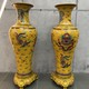 Антикварные парные вазы «Фениксы и драконы»