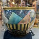 Большая Винтажная ваза в абстрактном стиле