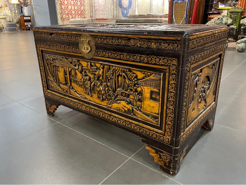 Large antique chest