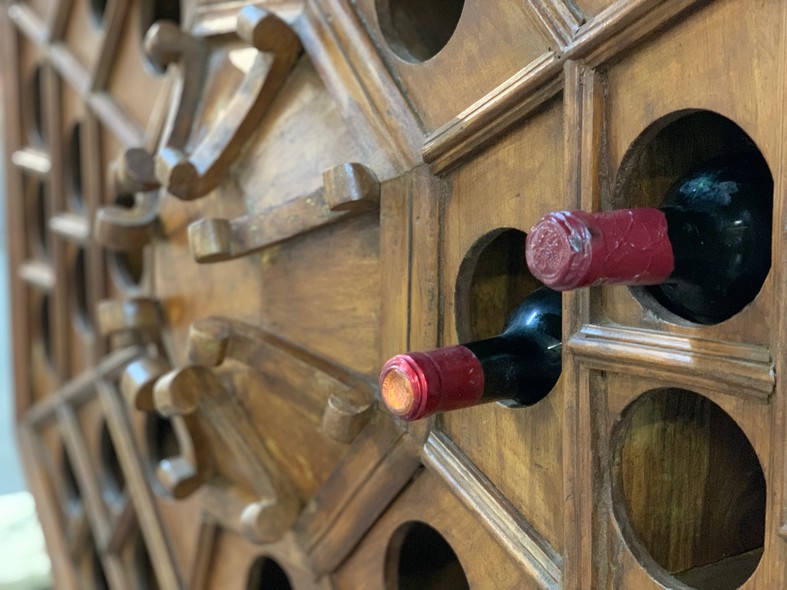 Vintage wine cabinet