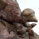Антикварная скульптура 
«Куропатка с птенцами»