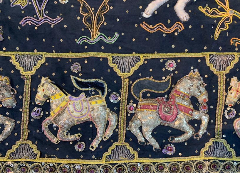 Antique tapestry from the Royal Palace