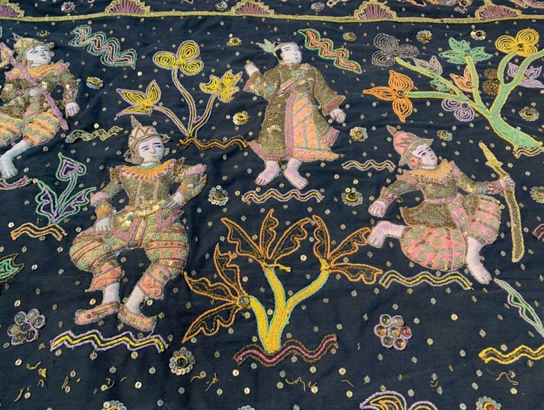 Antique tapestry from the Royal Palace