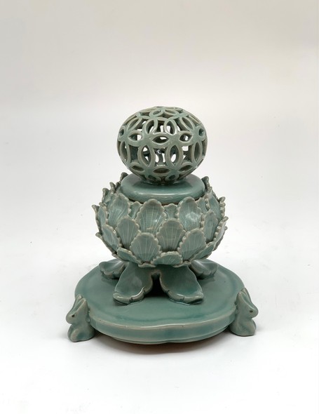 Antique fragrance bowl,
Japan
