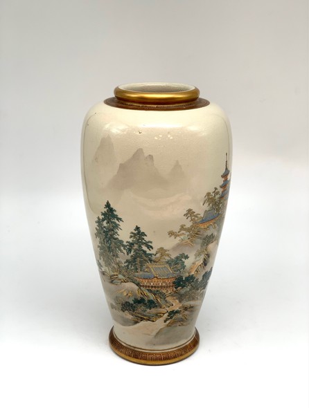 Антикварная ваза,
Сацума, «Киото»