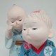 Винтажная скульптура 
«Дети в кимоно»