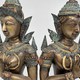 Антикварные парные скульптуры «Сиддхартха и Яшодхара»