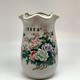 Unusual vase with the image of peonies and birds
