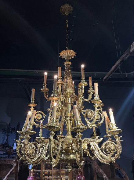 Antique chandelier Louis XIV