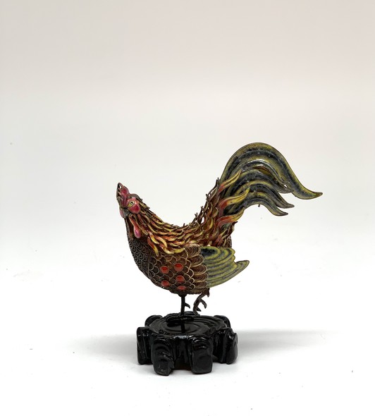 Antique sculpture "Rooster", China