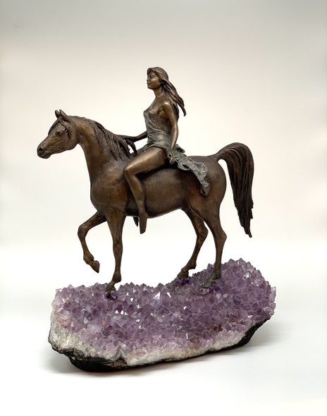 Sculpture "Horsewoman"