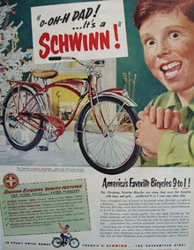 Постер с велосипедом