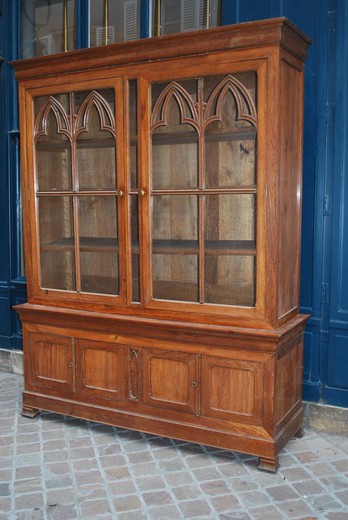 старинный книжный шкаф карл пятый, 19 век