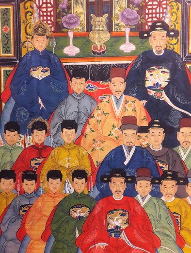 Картина с изображением Китайской семьи