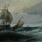 Антикварная картина «Во­ен­но-морс­кой флот»