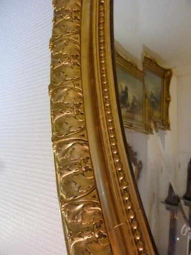 зеркало старинное в стиле Людовика XVI антиквариат, зеркало антикварное,