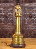 Lighthouse Clock/Barometer with lamp
