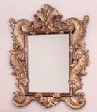 Mirror, Carved Flourishes, Lam Lee