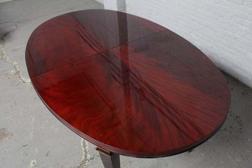 старинный обеденный стол из красного дерева в стиле ампир купить в Москве