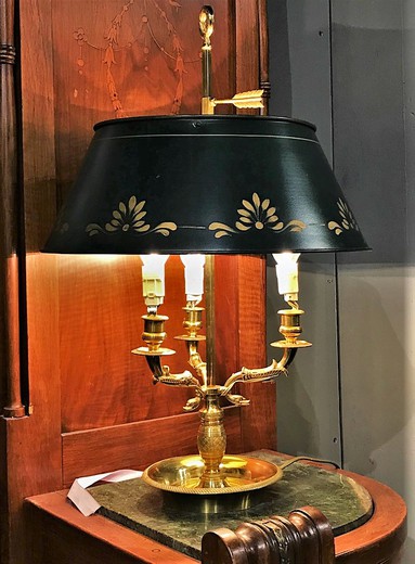 Антикварная лампа-бульотка