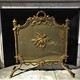 Antique fireplace screen