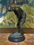 Sculpture "Golfer"