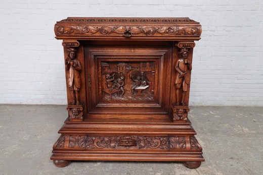 Antique Breughel cabinet