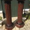 Antique paired pedestals