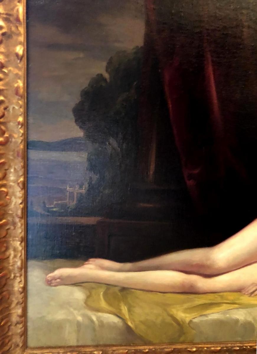 Antique painting "Nude"