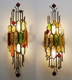 Antique pair wall sconces