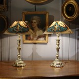 Antique twin lamps