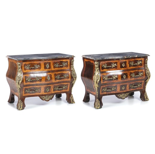 Antique twin chests