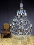 Antique large chandelier