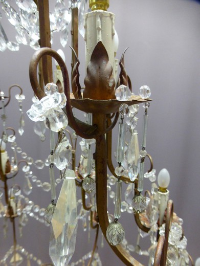 Antique large chandelier