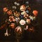 Антикварная картина «Натюрморт с цветами»