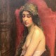 Antique painting  of a naked woman