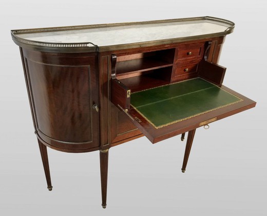 Antique secretary console