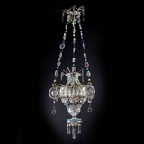 Antique crystal chandelier