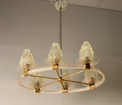 Antique chandelier Barovier & Toso