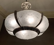 Antique art-deco chandelier