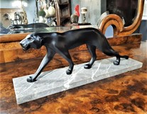 Antique sculpture "Panther"