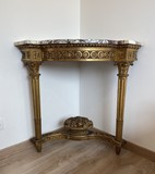 Antique corner console