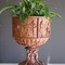 Antique terracotta flower pot