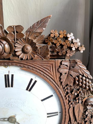 Antique comtoise clock